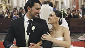 Bárbara y Tirso, son nuevos esposos