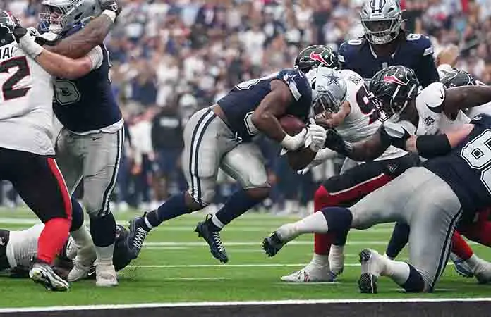 Cowboys hunden a los Texans