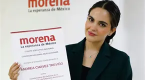 Morena designa a Andrea Chávez coordinadora en Ciudad Juárez