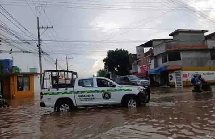 Pozos despliega operativo ante las intensas lluvias