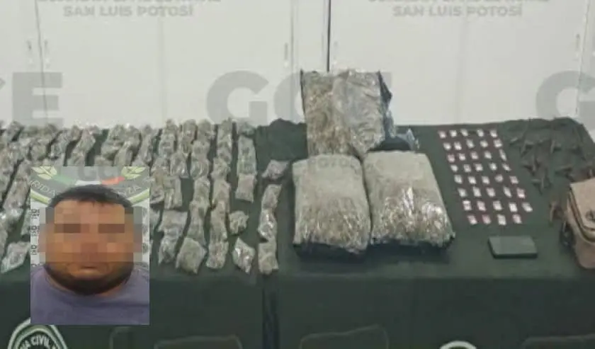Arrestan a presunto distribuidor de drogas en Tamazunchale