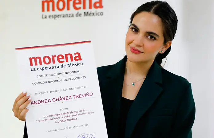 Andrea Chávez irá por la alcaldía de Ciudad Juárez