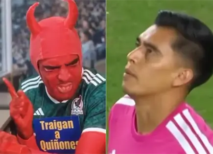 Eugenio Derbez reacciona a errores de Tala Rangel en partido M&eacute;xico