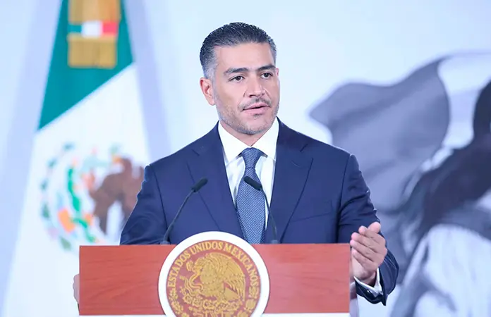 Harfuch comparece en San Lázaro en reunión privada
