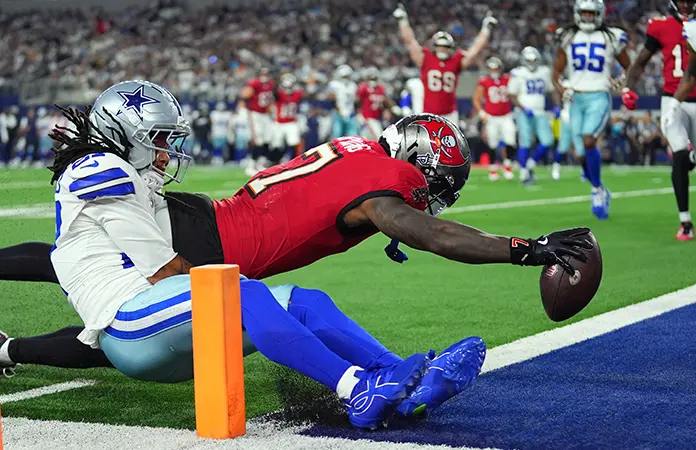 Bucs derrotan de visita a Cowboys