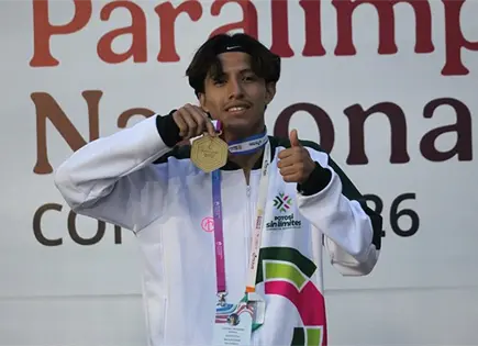 Potosino logra oro paralímpico Potosino logra oro paralímpico