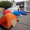 Sindicalizados del IMSS bloquean avenida Cuauhtémoc Sindicalizados del IMSS bloquean avenida Cuauhtémoc
