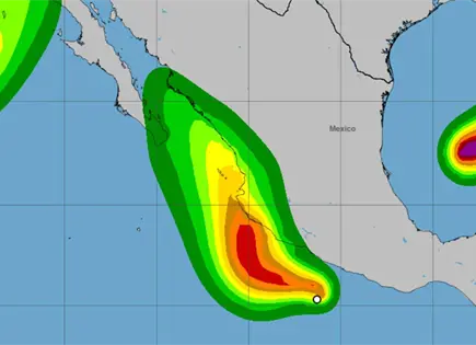 Alerta por Simón en cinco estados; en SLP, más lluvias y frío Alerta por Simón en cinco estados; en SLP, más lluvias y frío