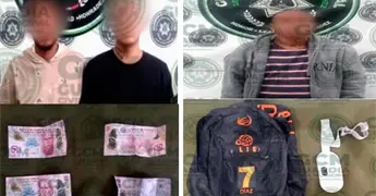 Atrapan a tr&iacute;o de ladrones en distintos hechos