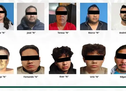Caen 10 presuntos integrantes de célula criminal en Michoacán Caen 10 presuntos integrantes de célula criminal en Michoacán