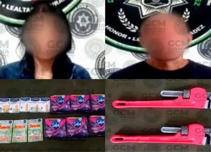 En flagrancia, arrestan a par de farderos en "Chole"