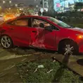 Accidente en asta bandera de Salvador Nava deja una persona lesionada