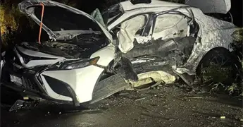 Dos hombres fallecen en accidente vial sobre carretera Valles-Naranjo