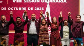 Elí César Cervantes rinde protesta como coordinador estatal de Morena en SLP Elí César Cervantes rinde protesta como coordinador estatal de Morena en SLP