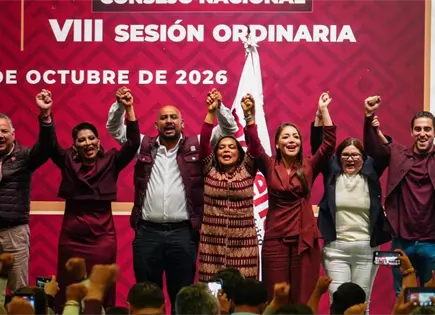 El&iacute; C&eacute;sar Cervantes rinde protesta como coordinador estatal de Morena en SLP