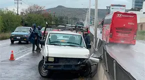 Lluvia ocasiona accidentes viales en la ciudad