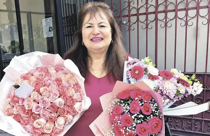 María Guadalupe, festeja con sus seres queridos y amigos