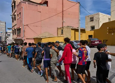 Menores migrantes solos en Ceuta enfrentan condiciones precarias Menores migrantes solos en Ceuta enfrentan condiciones precarias