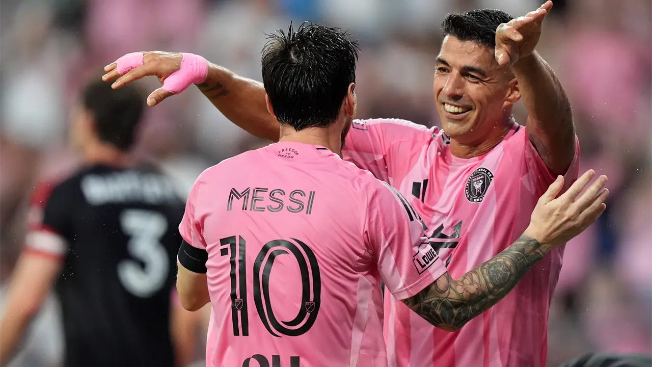 Messi y Suárez lideran goleada 4-0 de Inter Miami a D.C. United