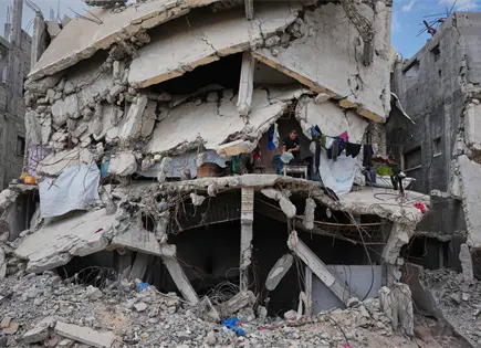 Un a&ntilde;o del alto el fuego en Gaza: familias siguen desplazadas