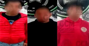 Sorprenden a cinco con droga en v&iacute;a p&uacute;blica