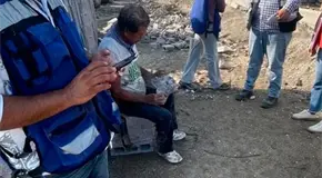 Albañil acaba en el hospital, tras caer de segundo piso