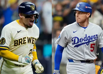 Dodgers enfrentan a Brewers en juego 3 de Serie Campeonato MLB Dodgers enfrentan a Brewers en juego 3 de Serie Campeonato MLB