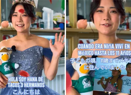Joven japonesa invita a sus quince años en Asakusa: homenaje a México Joven japonesa invita a sus quince años en Asakusa: homenaje a México