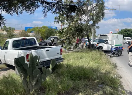 Choque en carretera 57 deja una persona lesionada