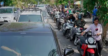 Crisis en Bali por falta de combustible