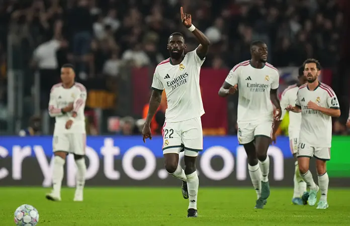 Madrid remonta y vence a la Roma