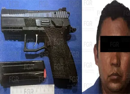 Por traer una escuadra, acaba en la c&aacute;rcel