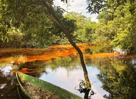 Reportan derrame de hidrocarburo en río del sur de Veracruz Reportan derrame de hidrocarburo en río del sur de Veracruz