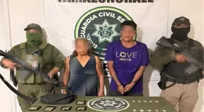 Sorprenden a joven y a ancianita con drogas en Tamazunchale