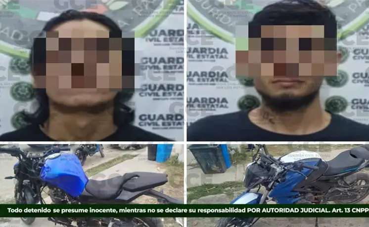 Detienen a dos presuntos ladrones de motocicletas en la colonia Industrial Detienen a dos presuntos ladrones de motocicletas en la colonia Industrial