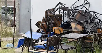 Escuelas sin reparar, tras un a&ntilde;o