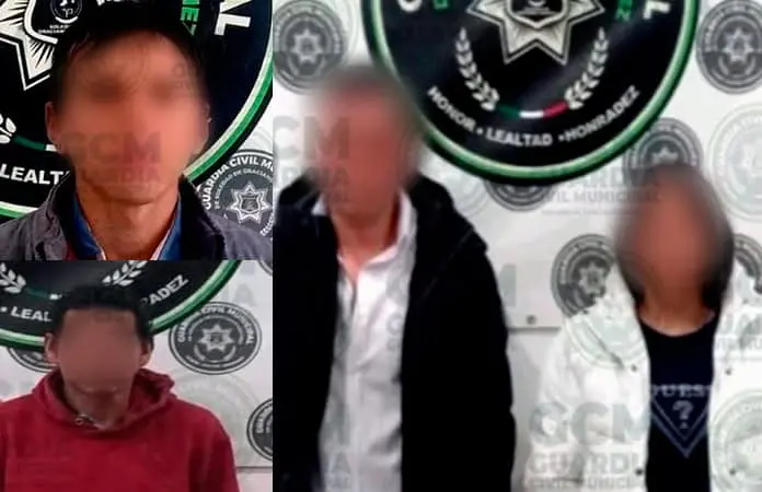 Presuntos maleantes son detenidos en S.G.S