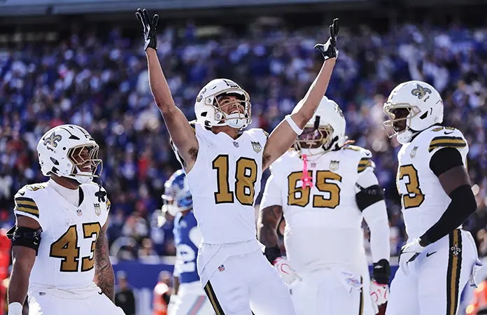 Saints ganan ante Giants