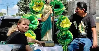 Bajan imagen de San Judas Tadeo