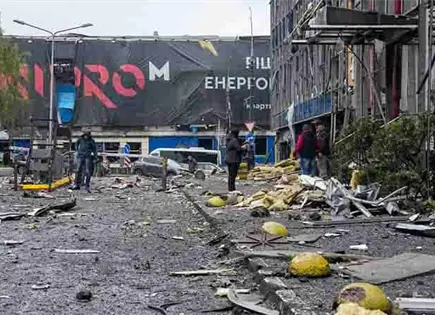 Red eléctrica ucraniana es golpeada por Rusia Red eléctrica ucraniana es golpeada por Rusia