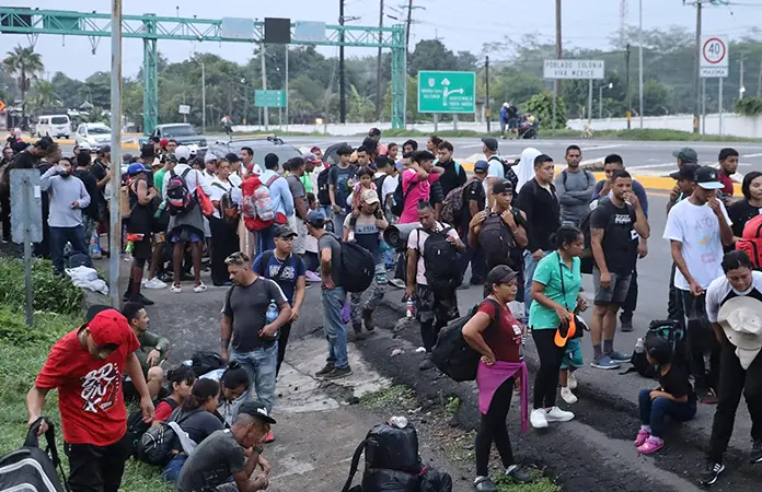 Caravana sale de Tapachula