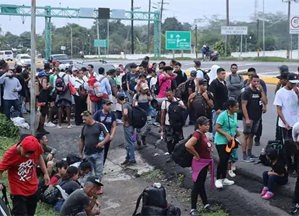 Caravana sale de Tapachula