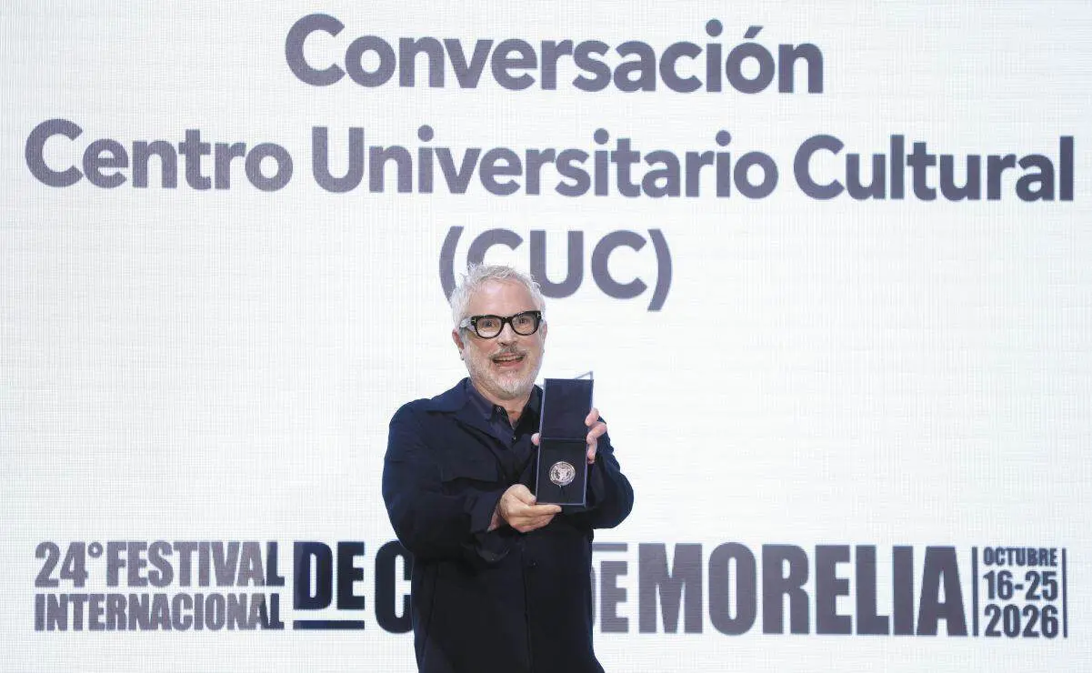 Alfonso Cuarón galardonado con la Medalla de la Filmoteca de la UNAM.