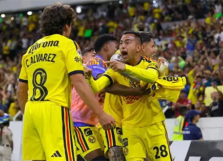Humillante goleada del Am&eacute;rica al Atlas