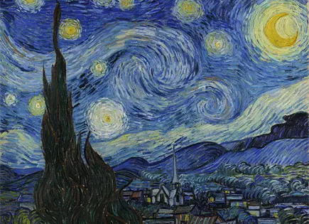 La noche estrellada retrata un fenómeno astronómico real La noche estrellada retrata un fenómeno astronómico real