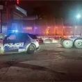 Polic&iacute;as acaban en el hospital, al ser impactados