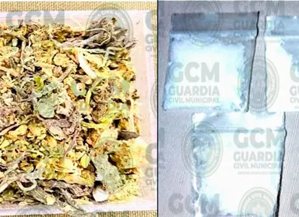 Sorprenden a ocho con droga en calles de SGS