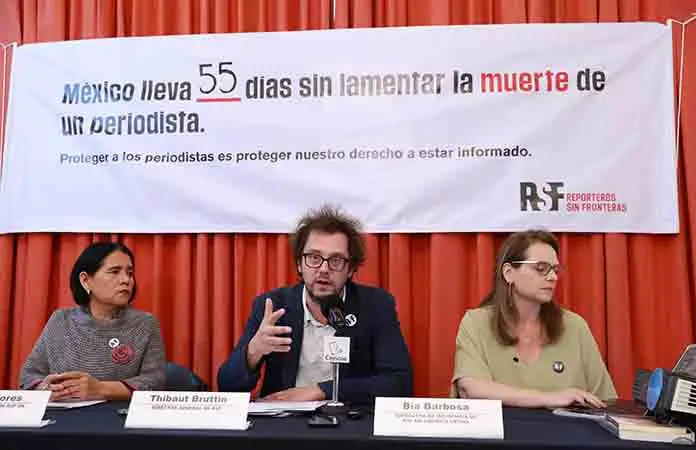 Alto a violencia contra la prensa, pide la RSF
