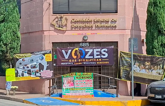 Condiciona Vozes retiro de plantón en la CEDH