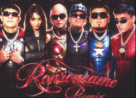 Los Avengers del reggaet&oacute;n mexa presentan Ronroneame Remix